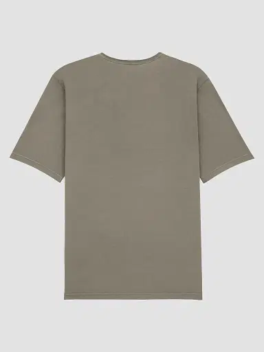 Saint Laurent Men's Cotton T-Shirt - Taupe | Thumbnail 2 Saint Laurent Men's Cotton T-Shirt - Taupe | Thumbnail 2