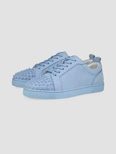 Christian Louboutin Men's Louis Jr Spikes Canopy Orlato Low-Top Sneakers | Thumbnail 2 Christian Louboutin Men's Louis Jr Spikes Canopy Orlato Low-Top Sneakers | Thumbnail 2