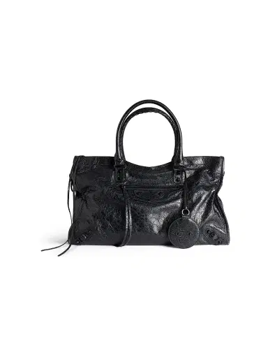 Balenciaga Women's Le City Round Mirror Charm | Thumbnail 4 Balenciaga Women's Le City Round Mirror Charm | Thumbnail 4