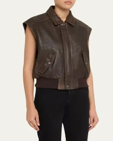 Haikure Val Nappa Leather Vest | Thumbnail 4 Haikure Val Nappa Leather Vest | Thumbnail 4