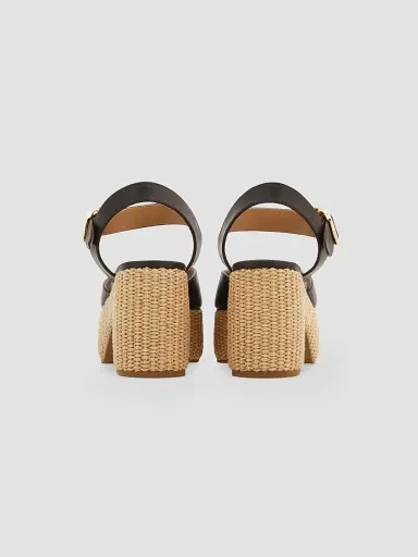 Ferragamo Women's Nerea 90MM Leather Espadrille Sandals - Naturale Biscotto - Size 11 | Thumbnail 3 Ferragamo Women's Nerea 90MM Leather Espadrille Sandals - Naturale Biscotto - Size 11 | Thumbnail 3