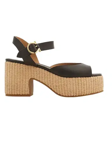 Ferragamo Women's Nerea 90MM Leather Espadrille Sandals - Naturale Biscotto - Size 11 | Thumbnail 1 Ferragamo Women's Nerea 90MM Leather Espadrille Sandals - Naturale Biscotto - Size 11 | Thumbnail 1