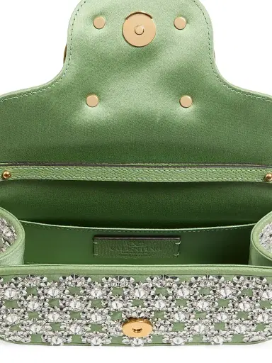 Valentino Garavani Women's Locò Small Embroidered Shoulder Bag | Thumbnail 5 Valentino Garavani Women's Locò Small Embroidered Shoulder Bag | Thumbnail 5