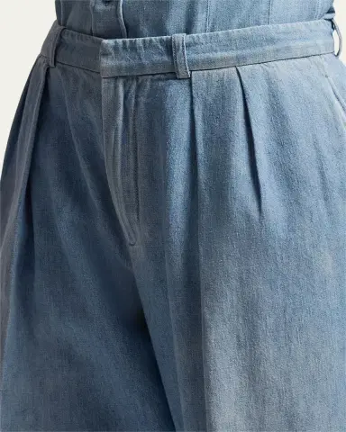 Ralph Lauren Collection Livie Cotton Denim Pants | Thumbnail 5 Ralph Lauren Collection Livie Cotton Denim Pants | Thumbnail 5