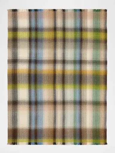 Missoni Check New Zigzag Wool-Blend Throw Blanket | Thumbnail 2 Missoni Check New Zigzag Wool-Blend Throw Blanket | Thumbnail 2