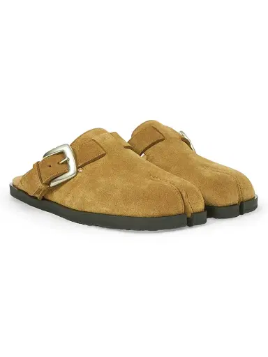 Maison Margiela Women's Tabi Suede Mules | Thumbnail 2 Maison Margiela Women's Tabi Suede Mules | Thumbnail 2