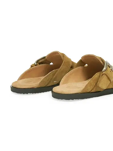 Maison Margiela Women's Tabi Suede Mules | Thumbnail 4 Maison Margiela Women's Tabi Suede Mules | Thumbnail 4