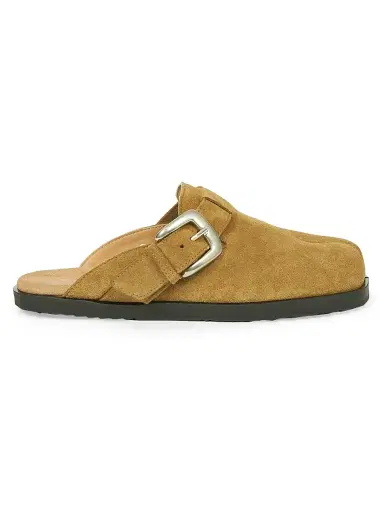 Maison Margiela Women's Tabi Suede Mules | Thumbnail 1 Maison Margiela Women's Tabi Suede Mules | Thumbnail 1