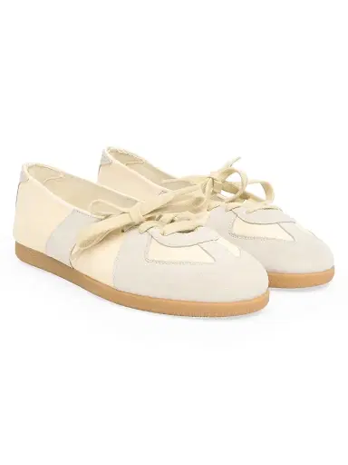 Maison Margiela Women's Replica Leather Lace-Up Ballet Flats | Thumbnail 2 Maison Margiela Women's Replica Leather Lace-Up Ballet Flats | Thumbnail 2