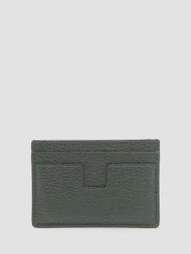 Tom Ford Men's T-Line Grain Leather Card Holder | Thumbnail 2 Tom Ford Men's T-Line Grain Leather Card Holder | Thumbnail 2