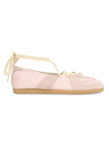 Maison Margiela Women's Replica Leather Lace-Up Ballet Flats | Thumbnail 1 Maison Margiela Women's Replica Leather Lace-Up Ballet Flats | Thumbnail 1