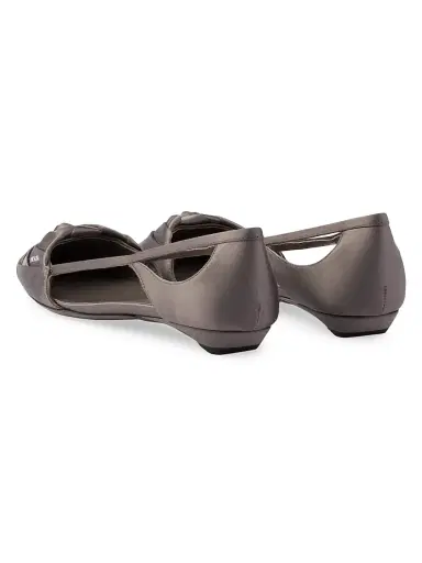 Prada Women's Satin Cut-Out Ballerinas | Thumbnail 3 Prada Women's Satin Cut-Out Ballerinas | Thumbnail 3