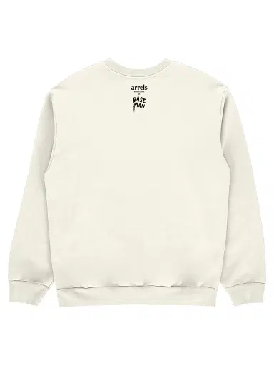Arrels Barcelona Men's Small Cat Graphic Cotton Sweatshirt - Off White - Size XXL | Thumbnail 2 Arrels Barcelona Men's Small Cat Graphic Cotton Sweatshirt - Off White - Size XXL | Thumbnail 2