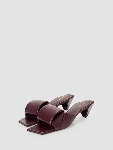 Loewe Women's Origami 45MM Leather Mules | Thumbnail 2 Loewe Women's Origami 45MM Leather Mules | Thumbnail 2