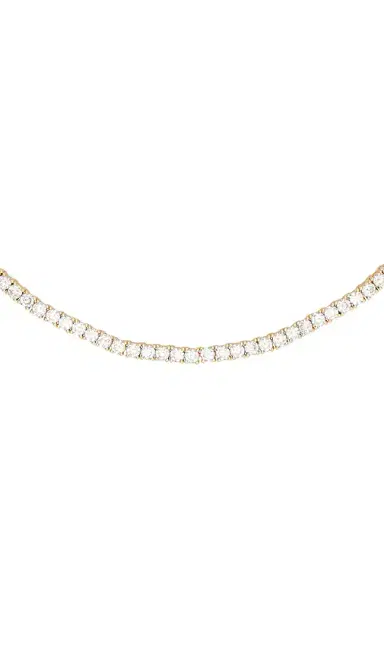 By Adina Eden Cz Half Tennis Collar Choker | Thumbnail 2 By Adina Eden Cz Half Tennis Collar Choker | Thumbnail 2