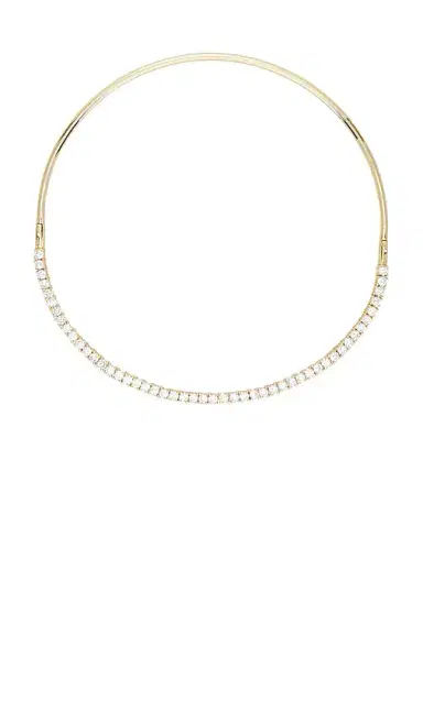 By Adina Eden Cz Half Tennis Collar Choker | Thumbnail 1 By Adina Eden Cz Half Tennis Collar Choker | Thumbnail 1