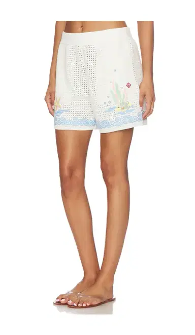 Casablanca Oasis Crochet Beach Shorts | Thumbnail 3 Casablanca Oasis Crochet Beach Shorts | Thumbnail 3