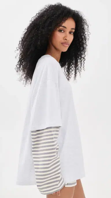 Lioness Bottega Shirt Ash tripe | Thumbnail 4 Lioness Bottega Shirt Ash tripe | Thumbnail 4