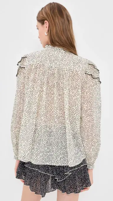 Isabel Marant Étoile Christa Top Ecru/Black | Thumbnail 3 Isabel Marant Étoile Christa Top Ecru/Black | Thumbnail 3