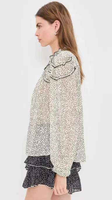 Isabel Marant Étoile Christa Top Ecru/Black | Thumbnail 4 Isabel Marant Étoile Christa Top Ecru/Black | Thumbnail 4