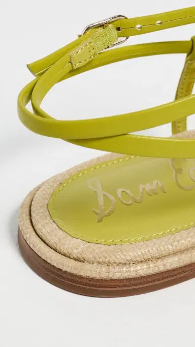 Sam Edelman Rillie Gladiator Sandals Green Limon | Thumbnail 4 Sam Edelman Rillie Gladiator Sandals Green Limon | Thumbnail 4