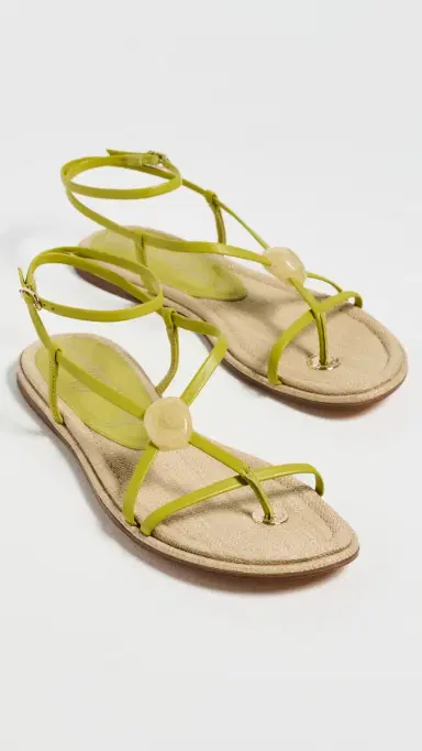 Sam Edelman Rillie Gladiator Sandals Green Limon | Thumbnail 5 Sam Edelman Rillie Gladiator Sandals Green Limon | Thumbnail 5