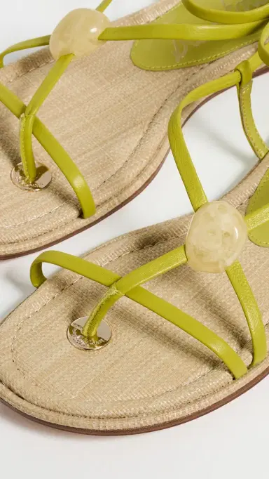 Sam Edelman Rillie Gladiator Sandals Green Limon | Thumbnail 6 Sam Edelman Rillie Gladiator Sandals Green Limon | Thumbnail 6
