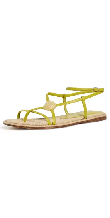Sam Edelman Rillie Gladiator Sandals Green Limon | Thumbnail 1 Sam Edelman Rillie Gladiator Sandals Green Limon | Thumbnail 1