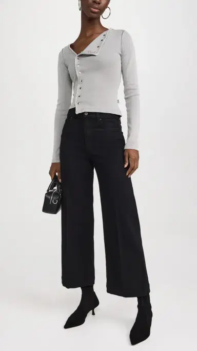 PAIGE Anessa Black Shadow Jeans | Thumbnail 5 PAIGE Anessa Black Shadow Jeans | Thumbnail 5