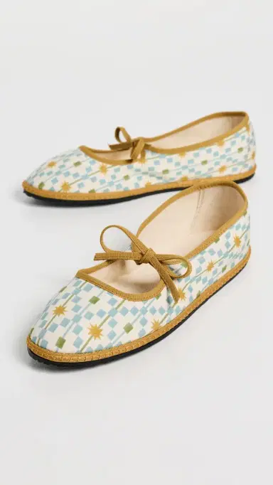 Vibi Venezia Brigitte Cotton Mary Janes | Thumbnail 5 Vibi Venezia Brigitte Cotton Mary Janes | Thumbnail 5