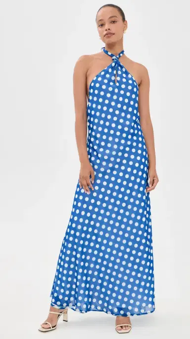 Solid & Striped The Brisa Dress Blue Stripe/Dot S | Thumbnail 2 Solid & Striped The Brisa Dress Blue Stripe/Dot S | Thumbnail 2