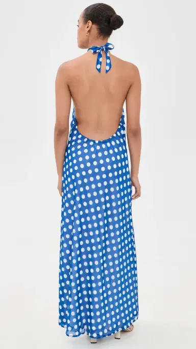 Solid & Striped The Brisa Dress Blue Stripe/Dot S | Thumbnail 3 Solid & Striped The Brisa Dress Blue Stripe/Dot S | Thumbnail 3