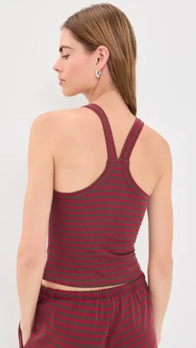 LIONESS Lucky Cami Chocolate Wine Stripe | Thumbnail 3 LIONESS Lucky Cami Chocolate Wine Stripe | Thumbnail 3