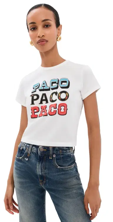 Rabanne Paco T-Shirt White | Thumbnail 1 Rabanne Paco T-Shirt White | Thumbnail 1