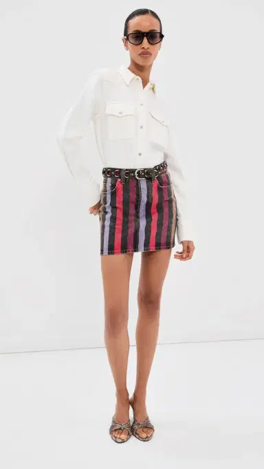 Versace Denim Skirt | Thumbnail 5 Versace Denim Skirt | Thumbnail 5