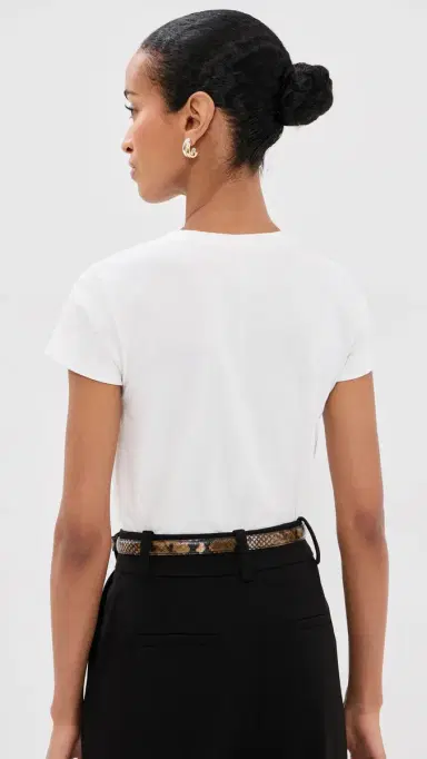 Co Knit Tee Ivory S | Thumbnail 3 Co Knit Tee Ivory S | Thumbnail 3