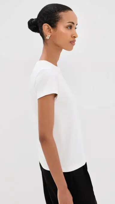 Co Knit Tee Ivory S | Thumbnail 4 Co Knit Tee Ivory S | Thumbnail 4