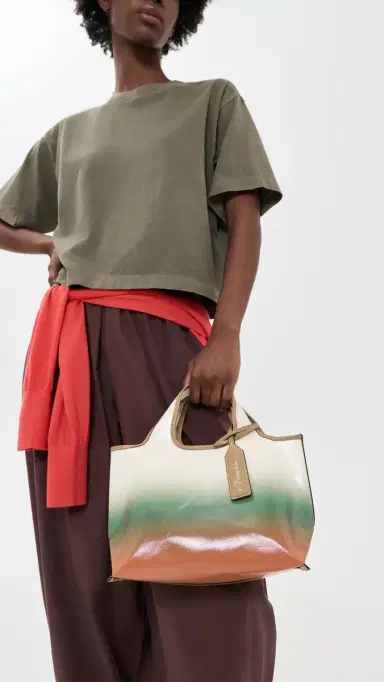 3.1 Phillip Lim Coated Ombre Canvas Mini Market Tote | Thumbnail 3 3.1 Phillip Lim Coated Ombre Canvas Mini Market Tote | Thumbnail 3