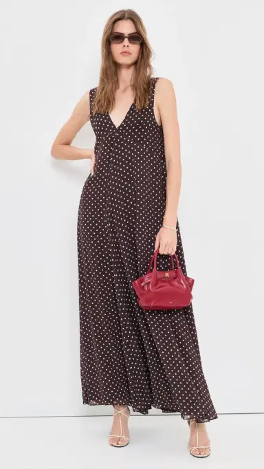 VRG GRL aeve Maxi Dress Chocolate Polka Dot | Thumbnail 5 VRG GRL aeve Maxi Dress Chocolate Polka Dot | Thumbnail 5