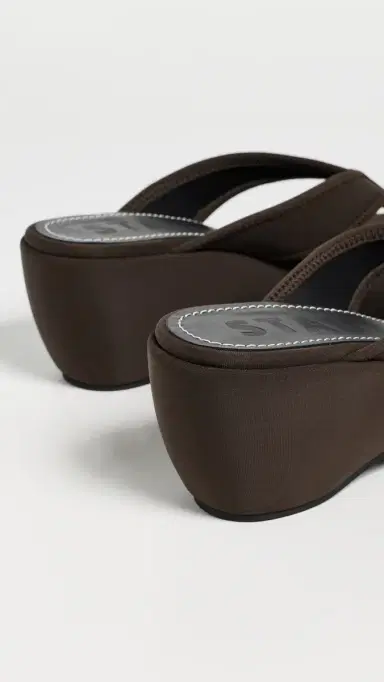 Staud Remy Platform Wedge Sandals Espresso 36 | Thumbnail 4 Staud Remy Platform Wedge Sandals Espresso 36 | Thumbnail 4