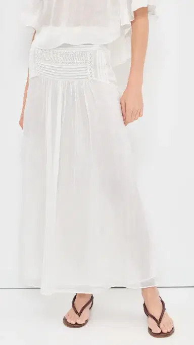 Isabel Marant Étoile Pylka Skirt White | Thumbnail 2 Isabel Marant Étoile Pylka Skirt White | Thumbnail 2