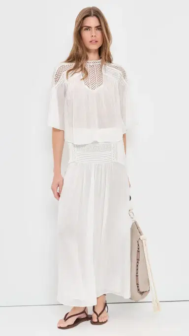 Isabel Marant Étoile Pylka Skirt White | Thumbnail 5 Isabel Marant Étoile Pylka Skirt White | Thumbnail 5