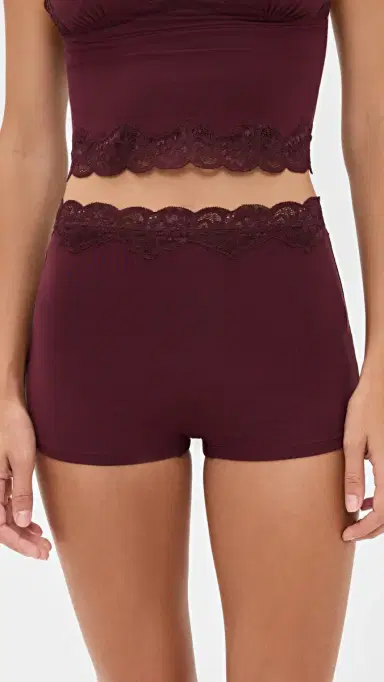Kat the Label Hugo Boy Shorts Raisin | Thumbnail 2 Kat the Label Hugo Boy Shorts Raisin | Thumbnail 2