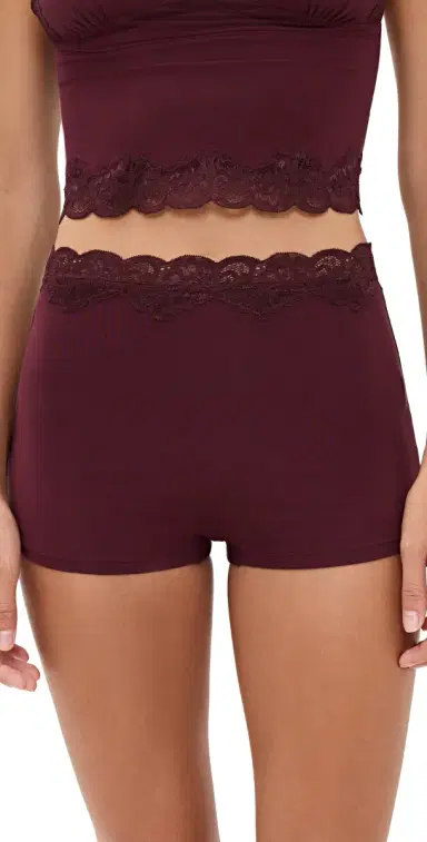 Kat the Label Hugo Boy Shorts Raisin | Thumbnail 1 Kat the Label Hugo Boy Shorts Raisin | Thumbnail 1