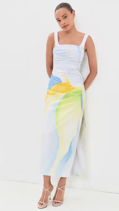 Significant Other Phoebe Dress Seaglass Print | Thumbnail 2 Significant Other Phoebe Dress Seaglass Print | Thumbnail 2