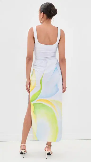 Significant Other Phoebe Dress Seaglass Print | Thumbnail 3 Significant Other Phoebe Dress Seaglass Print | Thumbnail 3