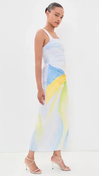 Significant Other Phoebe Dress Seaglass Print | Thumbnail 4 Significant Other Phoebe Dress Seaglass Print | Thumbnail 4