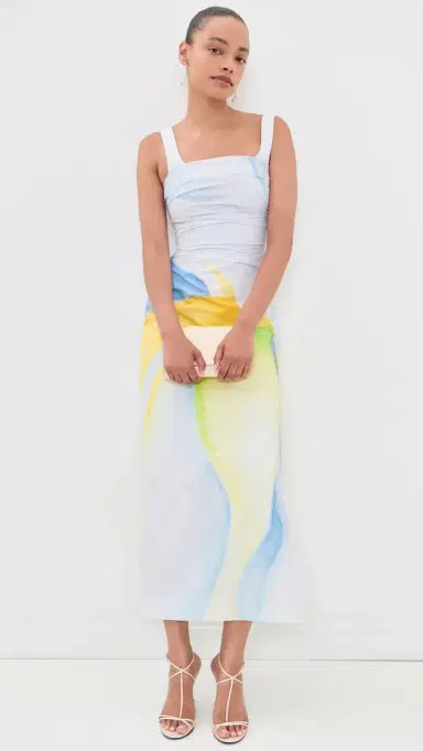 Significant Other Phoebe Dress Seaglass Print | Thumbnail 5 Significant Other Phoebe Dress Seaglass Print | Thumbnail 5