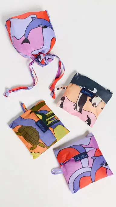 BAGGU Standard Set of 3 Vacation Animals One Size | Thumbnail 5 BAGGU Standard Set of 3 Vacation Animals One Size | Thumbnail 5