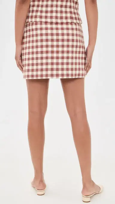 Hill House Home The Hallie Skirt Rust Gingham | Thumbnail 3 Hill House Home The Hallie Skirt Rust Gingham | Thumbnail 3